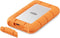 LaCie Rugged Mini SSD - 1TB - USB 3.2 Gen2x2 20Gb/s - Grijs Oranje