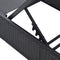 vidaXL - Ligbed - Zwart - 60x200x27 - cm - Poly - Rattan