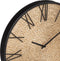 Atmosphera Wandklok stro - Woonkamerklok - Keukenklok - Klok - Dia 50 cm - Landelijke klok