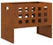 vidaXL - Vuurkorf - Rechthoekig - 50x30x40 - cm - Weerbestendig - Staal