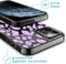 iMoshion Hoesje Geschikt voor iPhone 12 Pro / 12 Hoesje Siliconen - iMoshion Design hoesje - Transparant / Paars / Design Leopard Lilac