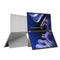 ASUS ZenScreen Duo OLED MQ149CD - Duo USB-C Monitoren - 14 Inch - 100% DCI-P3 - Zilver