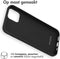 iMoshion Hoesje Geschikt voor iPhone 12 Pro / 12 Hoesje Siliconen - iMoshion Color Backcover - Zwart
