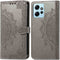imoshion Hoesje Geschikt voor Xiaomi Redmi Note 12 (4G) Hoesje Met Pasjeshouder - imoshion Mandala Bookcase - Grijs