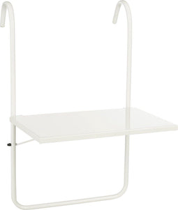 Mica Decorations Tuintafel Seatle - 38x38x57.5 cm - Ijzer - Wit