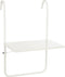 Mica Decorations Tuintafel Seatle - 38x38x57.5 cm - Ijzer - Wit