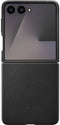 Samsung Galaxy Z Flip 7 - Hoesje - Vegan Leather - Zwart