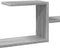 vidaXL - Wandschap - 104x15x49 - cm - bewerkt - hout - grijs - sonoma - eikenkleurig