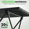 Travelhawk Campingtafel - Inklapbaar - Lichtgewicht Aluminium - Zwart - 56x40x40cm