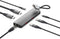 Linq LQ48011 - USB-C Multiport Hub - 10Gbps Dataoverdracht Dual 4K HDMI Gigabit Ethernet - Grijs