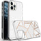 iMoshion Hoesje Geschikt voor iPhone 12 Pro / 12 Hoesje Siliconen - iMoshion Design hoesje - Wit / Meerkleurig / Goud / White Graphic