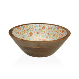 Versa Clivia - Saladekom - Bamboe Mangohout 30 x 10 x 30 cm - Bruin