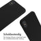 iMoshion Hoesje Geschikt voor iPhone X / Xs Hoesje Met Koord - iMoshion Siliconen hoesje met koord - Zwart