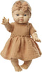 Poppenjurk Bruin met Ruches, 35-45 cm