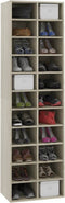 vidaXL Schoenenkast - 54x34x183 cm - 22 vakken - Sonoma eiken
