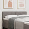 vidaXL - Hoofdbord - met - Diamantblokjes - Design - Taupe - 160 - cm - Stof