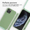 iMoshion Hoesje Geschikt voor iPhone 11 Pro Hoesje Met Koord - iMoshion Siliconen hoesje met koord - Groen