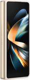 Samsung Galaxy Z Fold4 - Slim Standing Cover - Zachte silicone - Sand