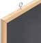 vidaXL - Krijtbord - met - massief - grenenhouten - frame - 60x30 - cm - zwart
