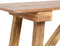 vidaXL - Wandtafel - 130x40x80 - cm - gemengd - gerecycled - hout