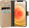 Mobiparts iPhone 12/12 Pro - Wallet Case - Saffiano motief - Koper