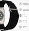imoshion Nylon Alpine bandje - Geschikt voor Apple Watch 1, 2, 3, 4, 5, 6, 7, 8, 9, 10 (42 mm), SE - 38/40/41 mm - Zwart - One Size