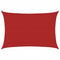 vidaXL - Zonnezeil - 160 - g/m² - 3,5x4,5 - m - HDPE - rood