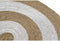 Tapijt DKD Home Decor Vezel Zeegras (90 x 90 x 2 cm) (3 Stuks)