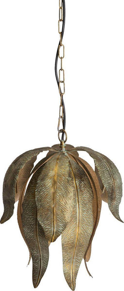 PTMD Hanglamp Davez Goud antiek 28 X 26,5 X 36