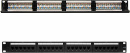 Nanocable 10.21.3124 - Patchpanel - 24-poorts UTP Cat 6 - Zwart
