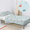 Happy Friday Sheet set 2 pieces Mini dinosaur 160x270 cm (Single) Multicolor