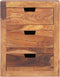 vidaXL - Nachtkastje - 40x30x50 - cm - massief - sheeshamhout