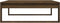 vidaXL - Salontafel - 100x100x35 - cm - bewerkt - hout - bruin - eikenkleur