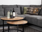 HSM Collection Ronin - Salontafelset - set van 2 - Mangohout/Metaal - Naturel/Zwart (set van 2)