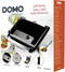 DOMO DO9245G - Panini Contact Grill - Zwevend deksel Cool touch - Zwart