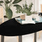 vidaXL - Tafelblad - 120x60x2 - cm - ovaal - massief - eikenhout - donkerbruin