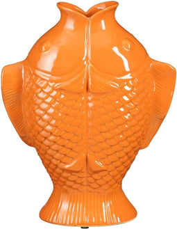 Mica Decorations Vaas Finno - 29x14x37 cm - Keramiek - Oranje