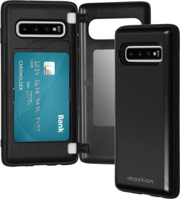 iMoshion Hoesje Geschikt voor Samsung Galaxy S10 Hoesje Met Pasjeshouder - iMoshion Backcover met pashouder - Zwart