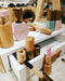 Houten Make-up Set met toilettas | By Astrup