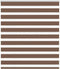 vidaXL - Zebra - rolgordijn - 120x100 - cm - stofbreedte - 115,9cm - polyester - bruin