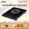Royalty Line® EIP2000 - Inductie Kookplaat - 2000W 1 Kookzone met Timer - Zwart