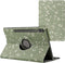 imoshion Tablet Hoes Geschikt voor Samsung Galaxy Tab S9 11.0 inch FE Plus - imoshion 360° Draaibare Design Bookcase 2.0 - Meerkleurig /Green Flowers