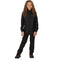 Regatta - Kids Pack It III Opvouwbaar Kinder Regenjack - Zwart - Maat 128