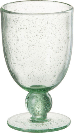 J-Line wijnglas Lisboa - glas - muntgroen