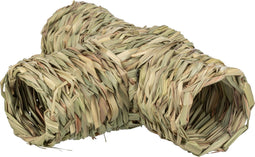 Trixie tunnel met vertakking hamster gras 25x9x18 cm