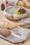Mica Decorations Finnos - Schaal - Marmer - Beige - H6 x Ø25 cm