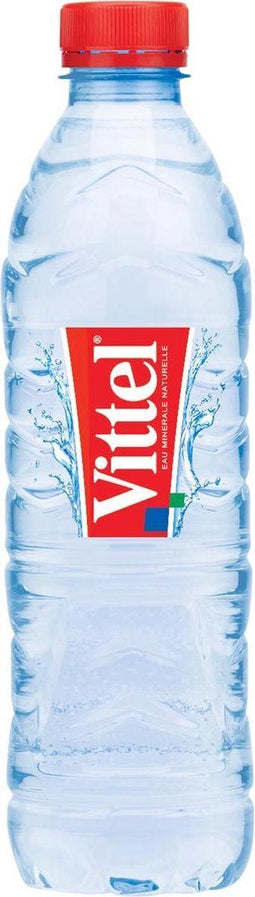 Vittel water, fles van 50 cl, pak van 24 stuks