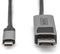 Digitus DB-300334-010-S - USB-C naar DisplayPort Adapter - 8K ondersteuning - Zwart