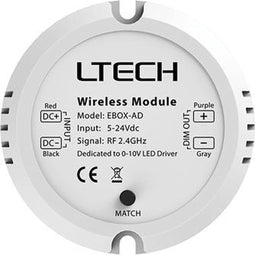 Ltech MULTI-ZONE SYSTEEM - ONTVANGER NAAR 0-10 V-UITGANG