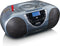 Lenco SCD-6800GY - Draagbare radio cd speler met DAB en mp3 - Grijs